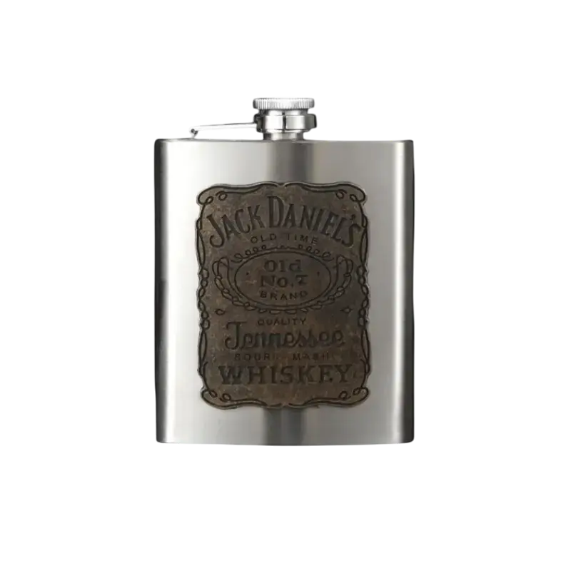 Vintage Red Bronze Flask