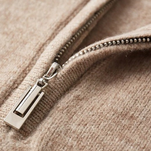 Shelby zip-up sweater