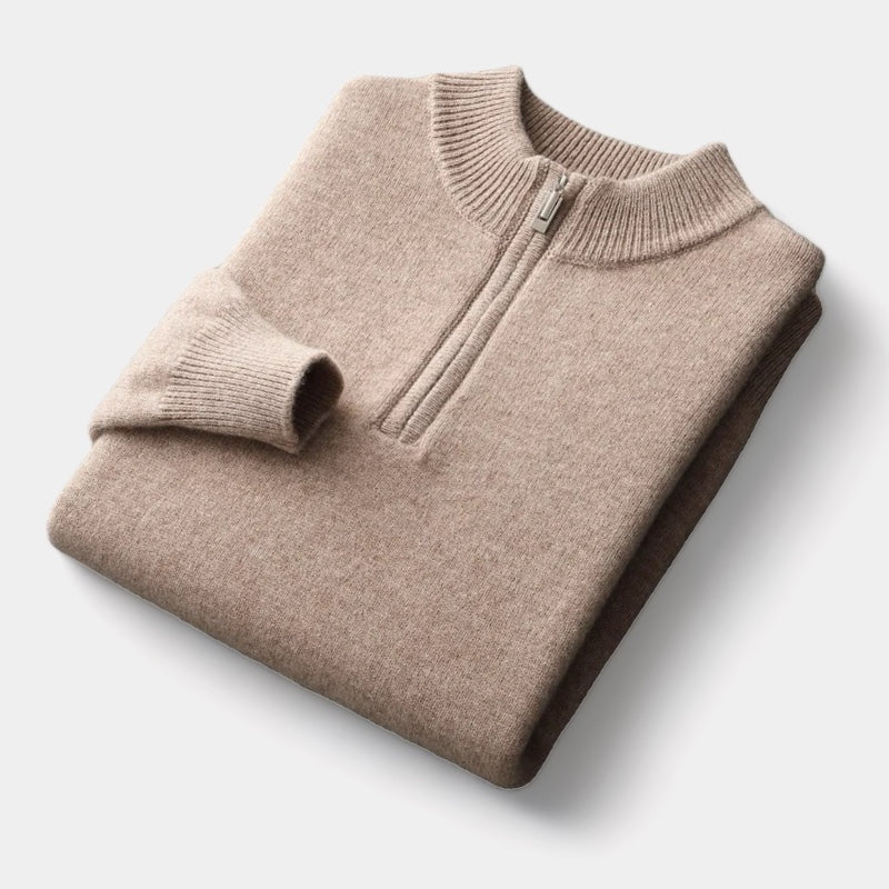 Shelby zip-up sweater