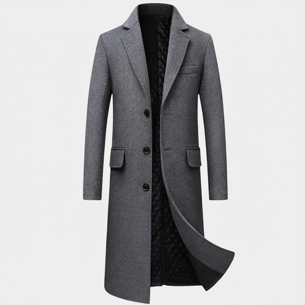 Authentic Gray English Long Coat