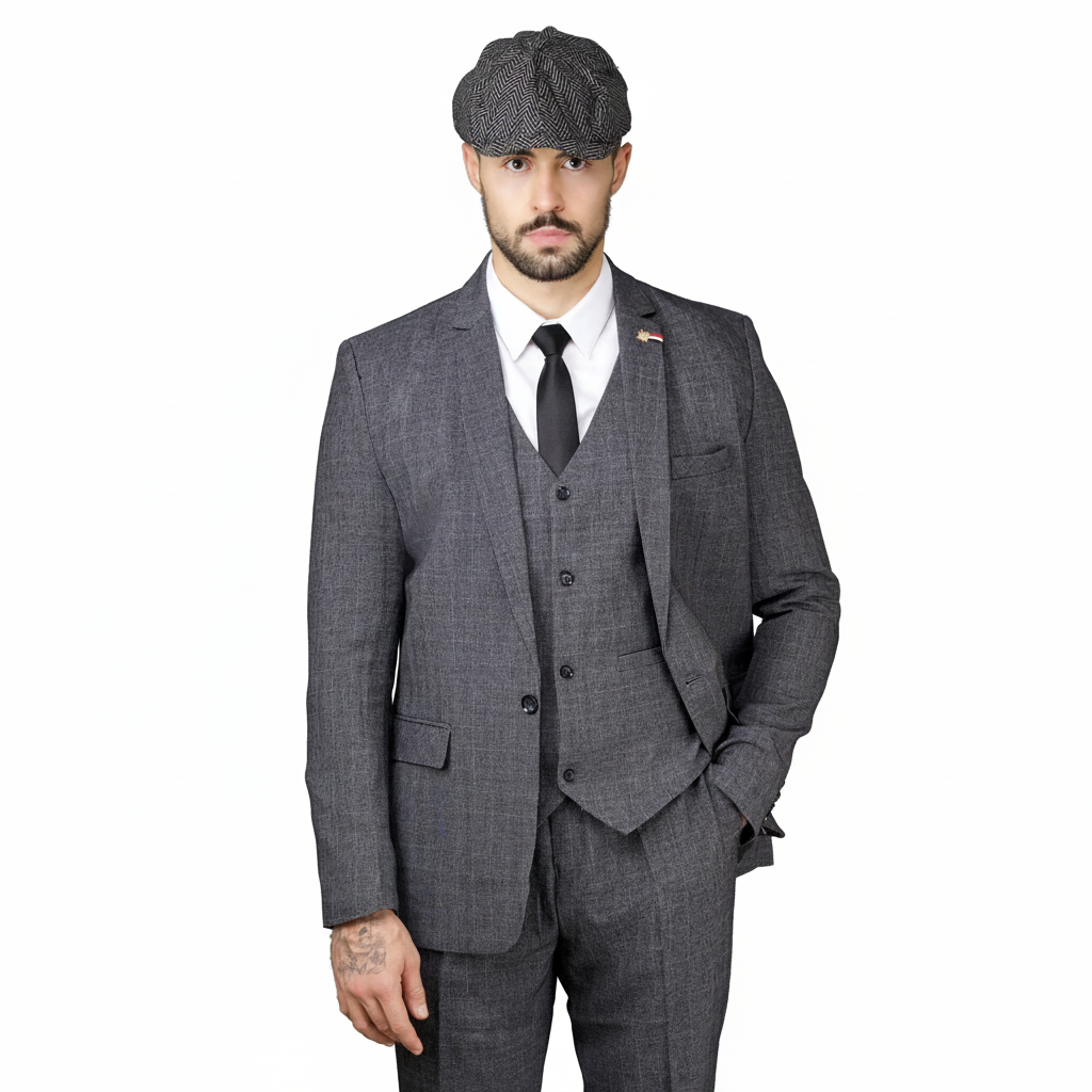Tommy Three-Piece Suit - fondo blanco
