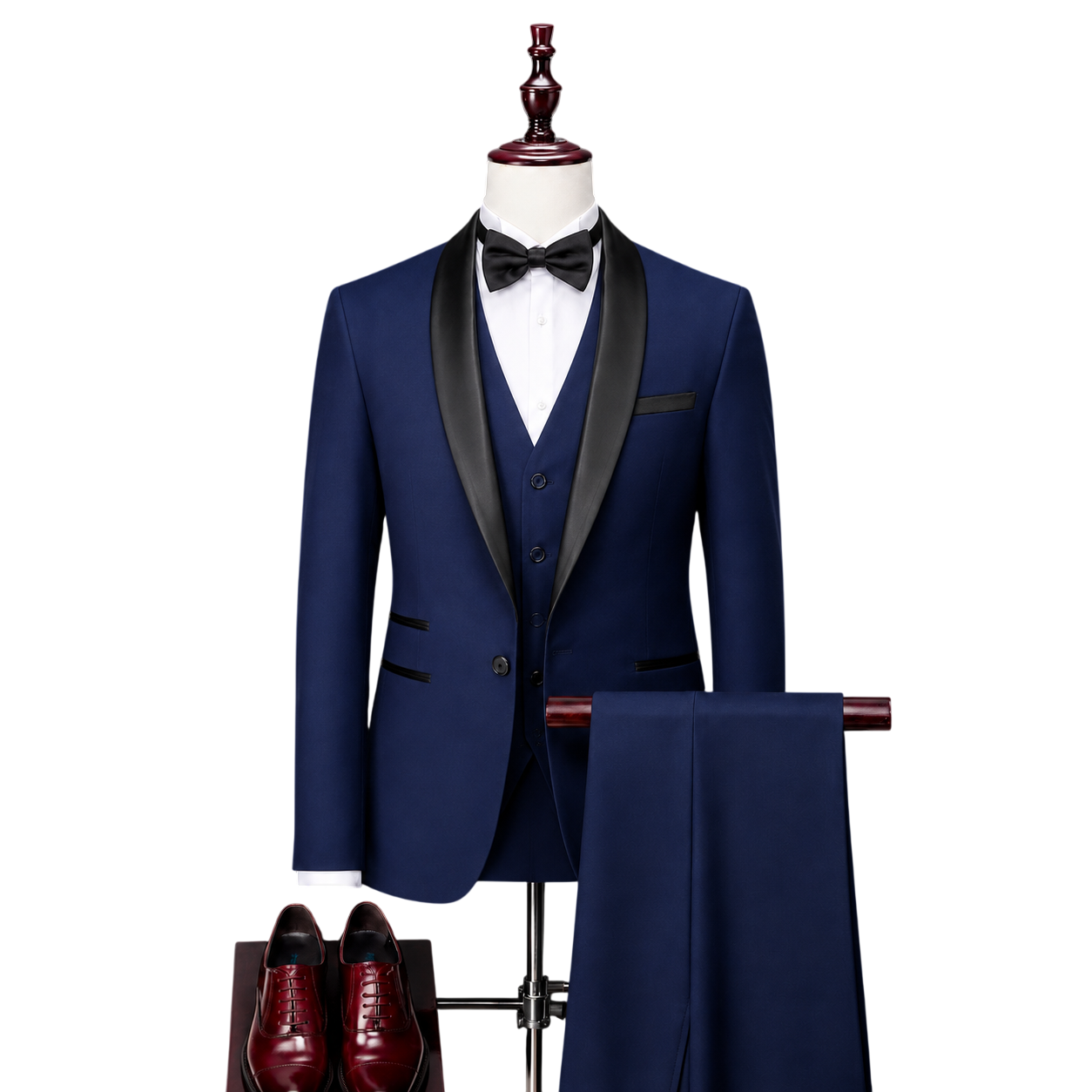 Costume Trois pièces Smoking Arthur Bleu Marine