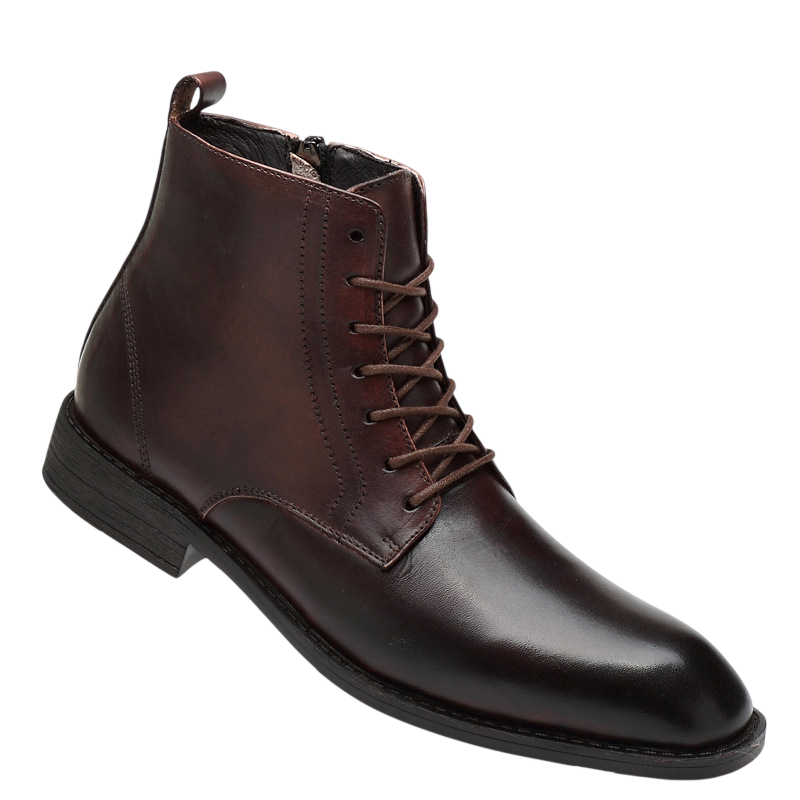 Tommy Brown Leather Boots