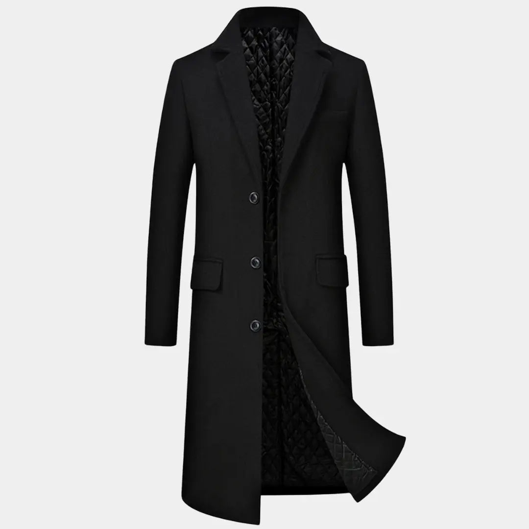 Authentic Black English Long Coat