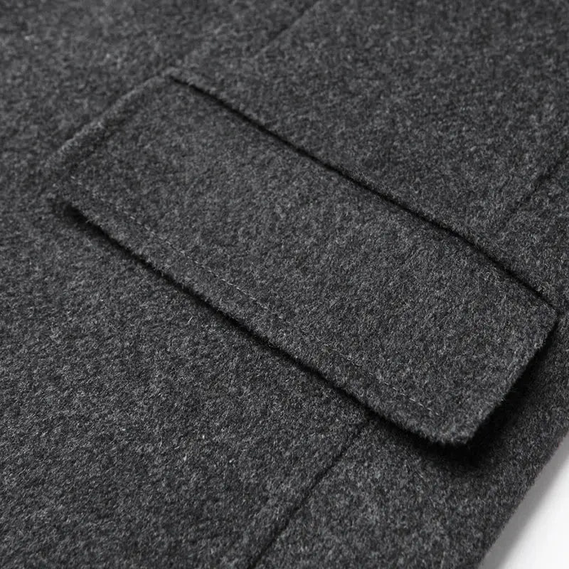Authentic Gray English Long Coat