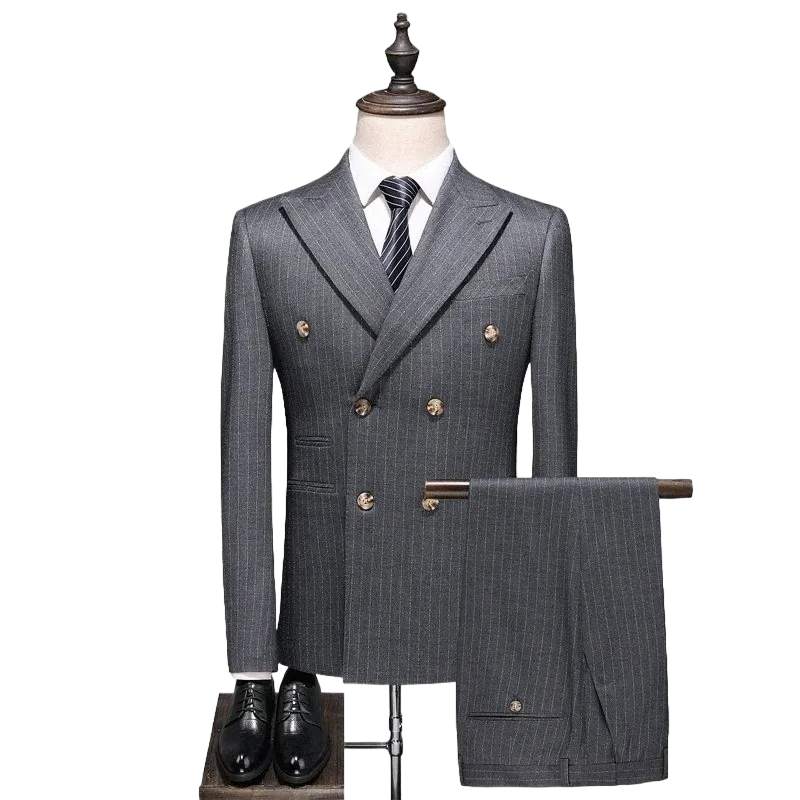 Costume Trois Pièces Gris Gatsby