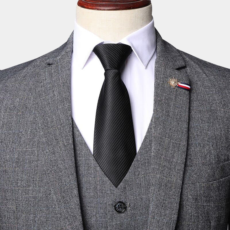 Shelby Grey Three Piece Suit