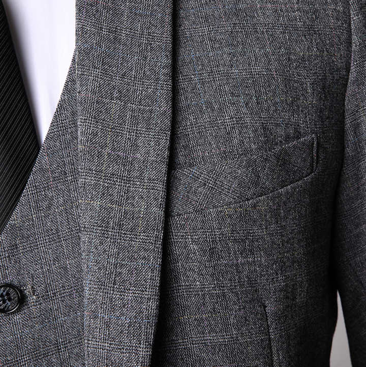 Shelby Grey Three Piece Suit