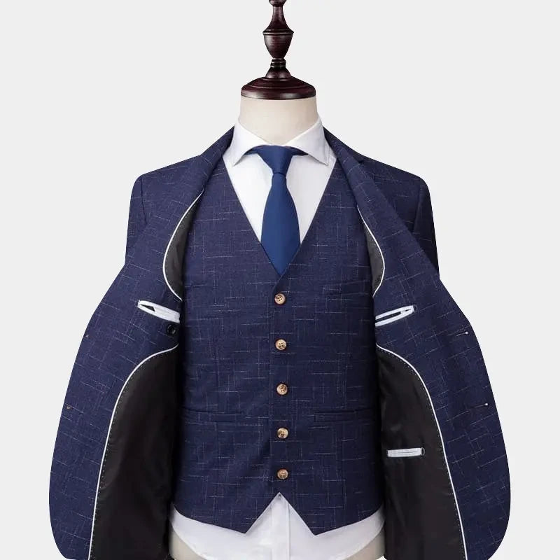 Intérieur du blazer du costume tweed Peaky Blinders Shelby avec doublure de qualité