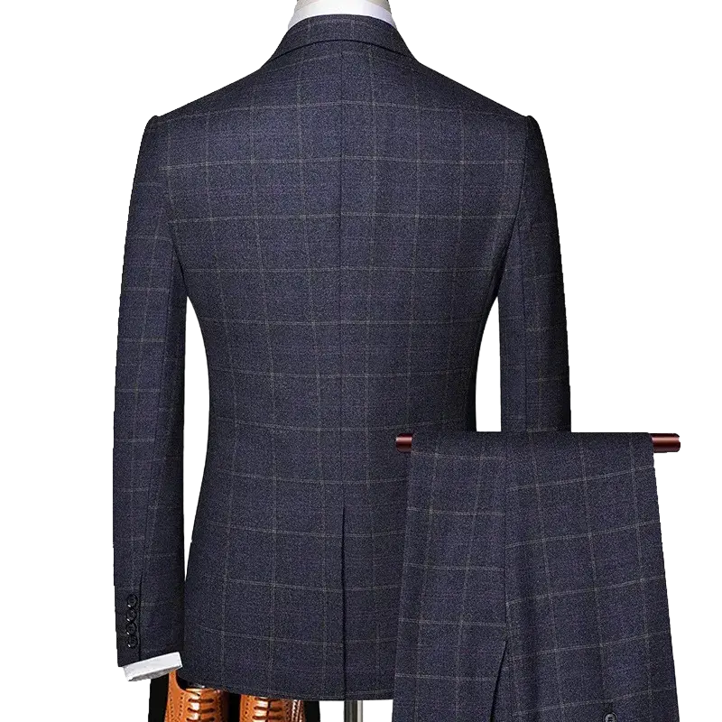 Vue arrière du costume Arthur trois pièces, une tenue style Peaky Blinders classique et intemporelle.